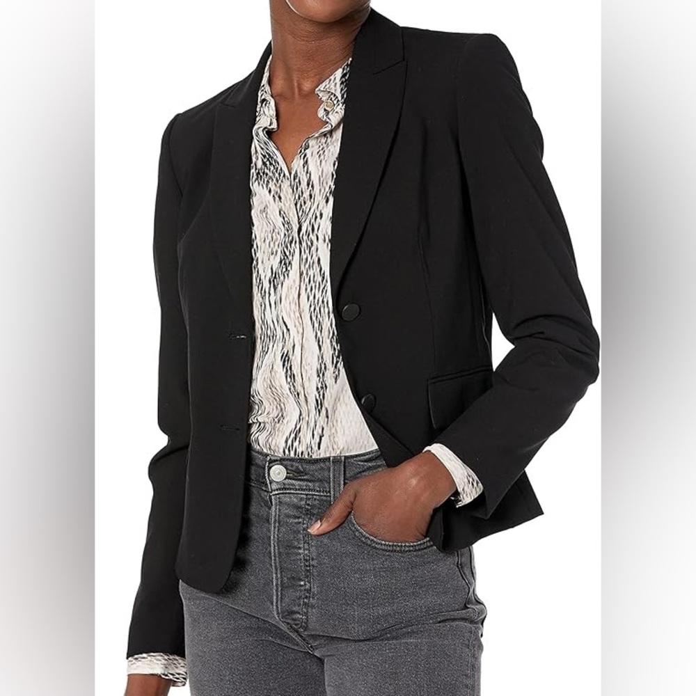 Calvin Klein - Horseback riding style - Blazer Jacket - Womens 6 - Black